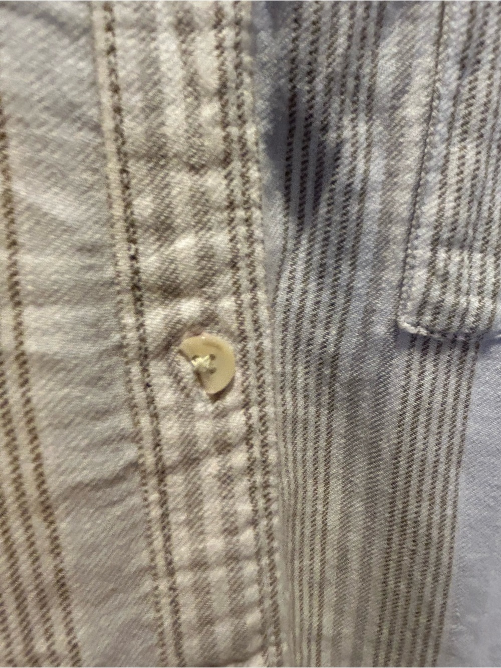 Community by Aritzia (discontinued) Cotton/linen blend striped shirt - size XL - Picture 11 of 16